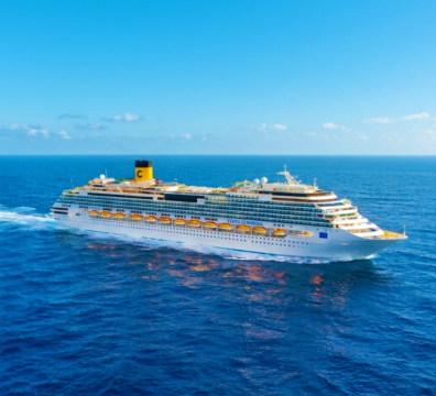 Crucero en el mar