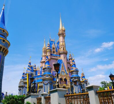 white and blue concrete castle under blue sky during daytime