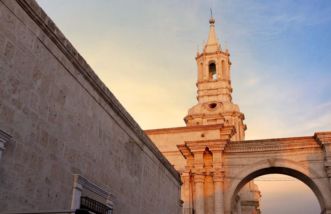 cathedral, arequipa, peru, architecture, attraction, building, bell tower, square, exterior, perspective, urban, city, arequipa, arequipa, arequipa, arequipa, arequipa