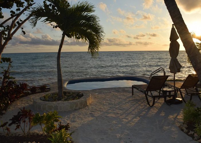 tropical, la romana, nature, dominican republic, evening, bayahibe, sea, sunnset, terrace, luxury, holidays, evening sky